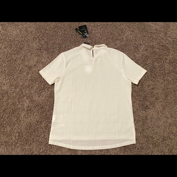 Nike Women's Dri-Fit Ace Jacquard Golf Polo Size Small CK5846-100 Retail $75 - Picture 3 of 3